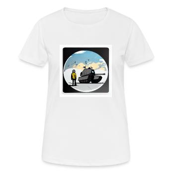 Skybound Tank Warrior - T-shirt respirant Femme - blanc - Devant - AI Model Female 172 dark (172cm)