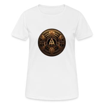 Art deco design - Women's Breathable T-Shirt - white - Front - AI Model Female 172 dark (172cm)