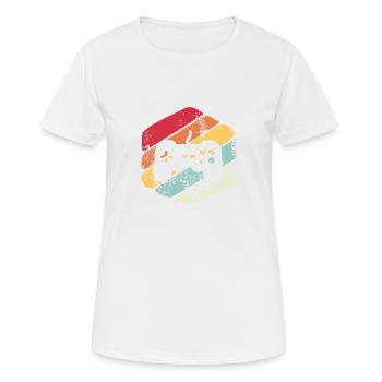 Vintage gift console - Women's Breathable T-Shirt - white - Front - AI Model Female 172 dark (172cm)