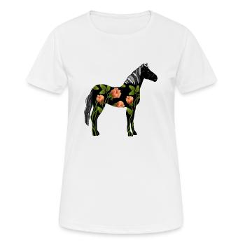 Bassin - T-shirt respirant Femme - blanc - Devant - AI Model Female 172 dark (172cm)