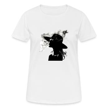 Smoking Faru - Women's Breathable T-Shirt - white - Front - AI Model Female 172 dark (172cm)
