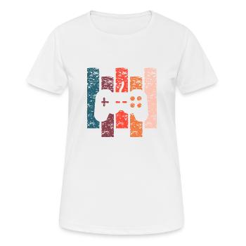 Vintage gift console - Women's Breathable T-Shirt - white - Front - AI Model Female 172 dark (172cm)