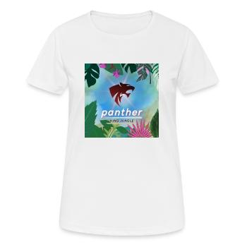 Panther king jungle - Frauen T-Shirt atmungsaktiv - Weiß - Vorne - AI Model Female 172 dark (172cm)