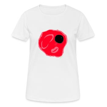 Œuf au plat de Jess le Dragon - T-shirt respirant Femme - blanc - Devant - AI Model Female 172 dark (172cm)