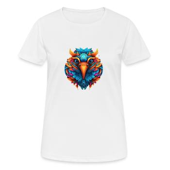 Fink Zeichnung Kunst - Frauen T-Shirt atmungsaktiv - Weiß - Vorne - AI Model Female 172 dark (172cm)