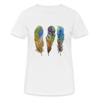 Stylo - T-shirt respirant Femme - blanc - Devant - AI Model Female 172 dark (172cm)
