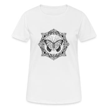 Magnifique beurre | - T-shirt respirant Femme - blanc - Devant - AI Model Female 172 dark (172cm)