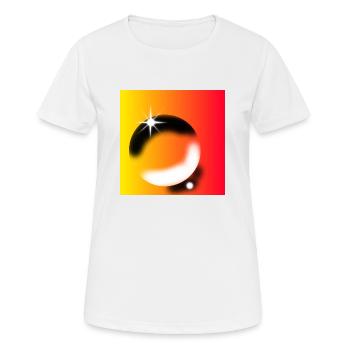 Muster - Frauen T-Shirt atmungsaktiv - Weiß - Vorne - AI Model Female 172 dark (172cm)