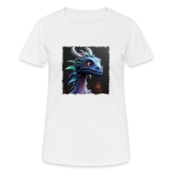 cool dragon - Women's Breathable T-Shirt - white - Front - AI Model Female 172 dark (172cm)