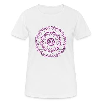 Pattern - Women's Breathable T-Shirt - white - Front - AI Model Female 172 dark (172cm)