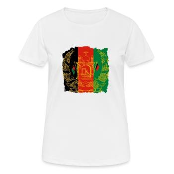 Afghanistan - T-shirt respirant Femme - blanc - Devant - AI Model Female 172 dark (172cm)