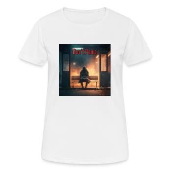 Keine Panik - Frauen T-Shirt atmungsaktiv - Weiß - Vorne - AI Model Female 172 dark (172cm)