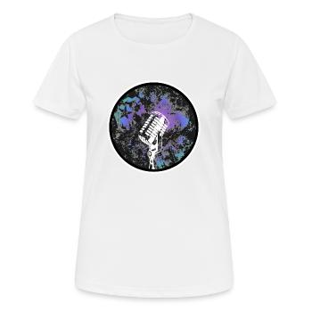 Micro - T-shirt respirant Femme - blanc - Devant - AI Model Female 172 dark (172cm)