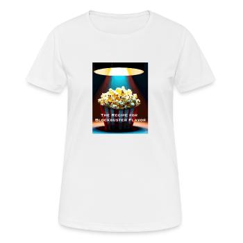 The Recipe for Blockbuster Flavor - Women's Breathable T-Shirt - white - Front - AI Model Female 172 dark (172cm)
