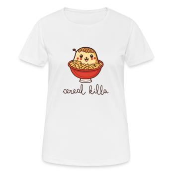 Céréales Killa - T-shirt respirant Femme - blanc - Devant - AI Model Female 172 dark (172cm)