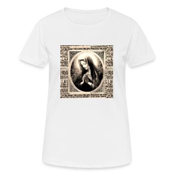 Holly Mary Maria Madonna Mariana Virgin Mary Holy - Women's Breathable T-Shirt - white - Front - AI Model Female 172 dark (172cm)
