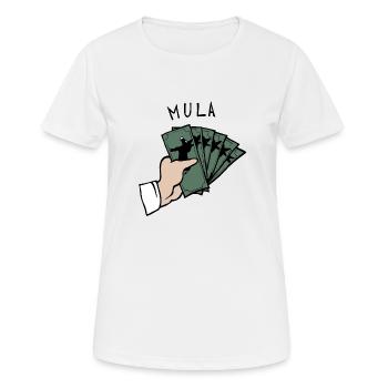 Mule Mula - T-shirt respirant Femme - blanc - Devant - AI Model Female 172 dark (172cm)