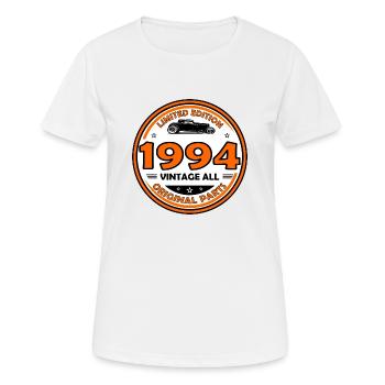 vintage 1994 - Women's Breathable T-Shirt - white - Front - AI Model Female 172 dark (172cm)