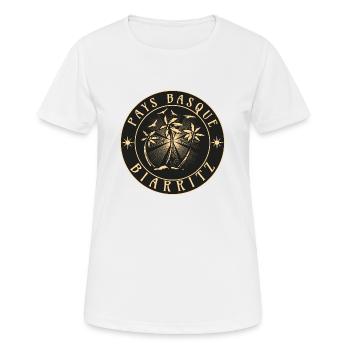 Biarritz Pays Basque France - Women's Breathable T-Shirt - white - Front - AI Model Female 172 dark (172cm)