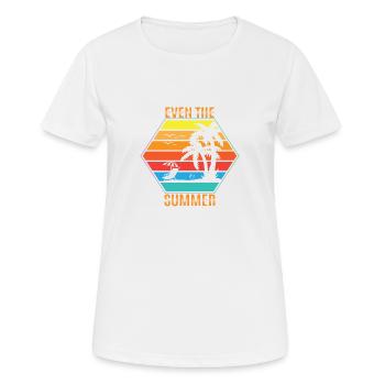 Even the Summer - Women's Breathable T-Shirt - white - Front - AI Model Female 172 dark (172cm)