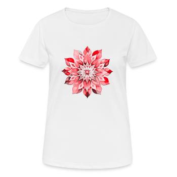 Hippie soul groovy Heure d’été Bonnes vibrations 70s 80s - T-shirt respirant Femme - blanc - Devant - AI Model Female 172 dark (172cm)