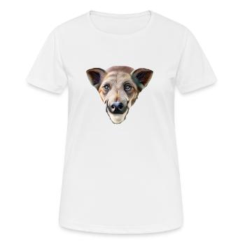 wild boar - Women's Breathable T-Shirt - white - Front - AI Model Female 172 dark (172cm)