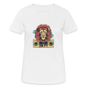 Löwen-Marmelade - Frauen T-Shirt atmungsaktiv - Weiß - Vorne - AI Model Female 172 dark (172cm)