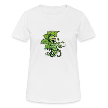 Elf de vigne - T-shirt respirant Femme - blanc - Devant - AI Model Female 172 dark (172cm)