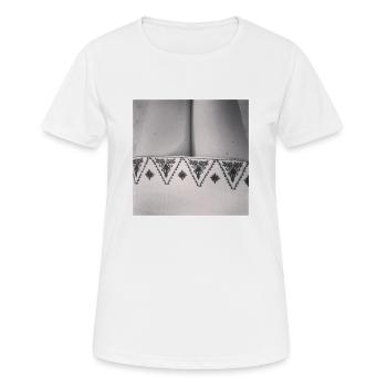 SUMMER - Frauen T-Shirt atmungsaktiv - Weiß - Vorne - AI Model Female 172 dark (172cm)