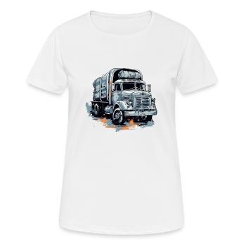 Camion Bigtruck - Frauen T-Shirt atmungsaktiv - Weiß - Vorne - AI Model Female 172 dark (172cm)