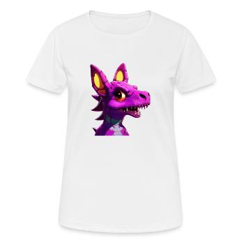 lila dragon - Frauen T-Shirt atmungsaktiv - Weiß - Vorne - AI Model Female 172 dark (172cm)