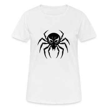 Spinne Spinnen Tiere - Frauen T-Shirt atmungsaktiv - Weiß - Vorne - AI Model Female 172 dark (172cm)