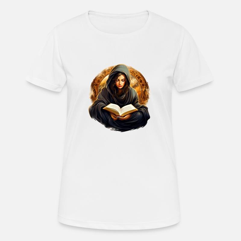 Reading with a cuddly blanket - Women's Breathable T-Shirt - white