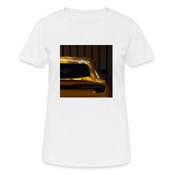 Car - Frauen T-Shirt atmungsaktiv - Weiß - Vorne - AI Model Female 172 dark (172cm)