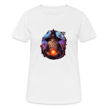 The Grim Magician - Women's Breathable T-Shirt - white - Front - AI Model Female 172 dark (172cm)