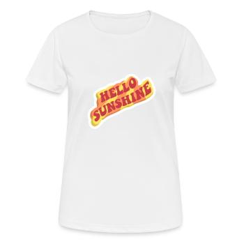 Paroles - T-shirt respirant Femme - blanc - Devant - AI Model Female 172 dark (172cm)