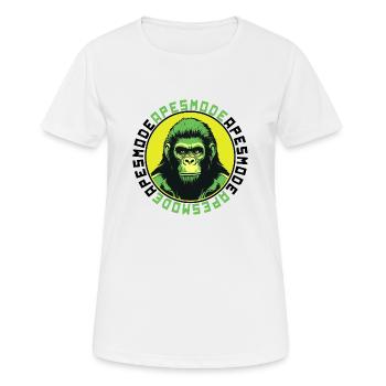 Apesmode - Planet of the Apes - Women's Breathable T-Shirt - white - Front - AI Model Female 172 dark (172cm)