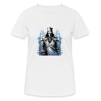 Snow le combattant - T-shirt respirant Femme - blanc - Devant - AI Model Female 172 dark (172cm)