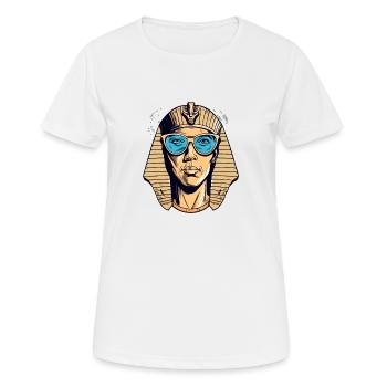 Zadi the bespectacled pharaoh - Women's Breathable T-Shirt - white - Front - AI Model Female 172 dark (172cm)