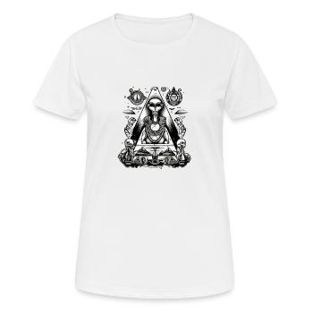 Zim the alien pharaoh - Women's Breathable T-Shirt - white - Front - AI Model Female 172 dark (172cm)