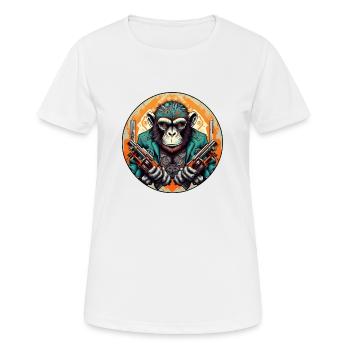 Bad Monkey - Women's Breathable T-Shirt - white - Front - AI Model Female 172 dark (172cm)