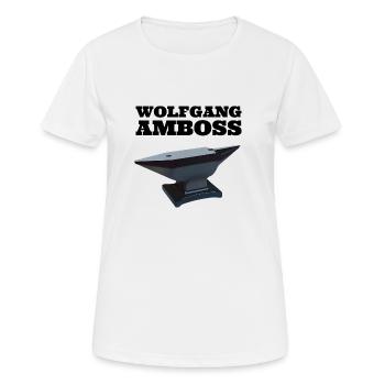 Wolfgang Amboss T shirt - Frauen T-Shirt atmungsaktiv - Weiß - Vorne - AI Model Female 172 dark (172cm)