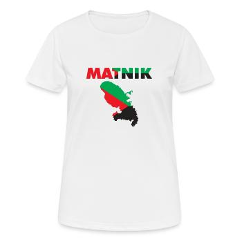 Martinique - T-shirt respirant Femme - blanc - Devant - AI Model Female 172 dark (172cm)
