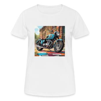 Classy British Motorcycling - Women's Breathable T-Shirt - white - Front - AI Model Female 172 dark (172cm)