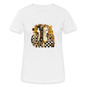 Kampf der Königin - Frauen T-Shirt atmungsaktiv - Weiß - Vorne - AI Model Female 172 dark (172cm)