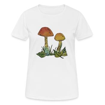 Fungi - Women's Breathable T-Shirt - white - Front - AI Model Female 172 dark (172cm)