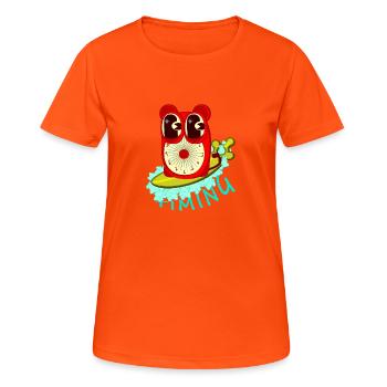 TIMING - Women's Breathable T-Shirt - neon orange - Front - AI Model Female 172 dark (172cm)