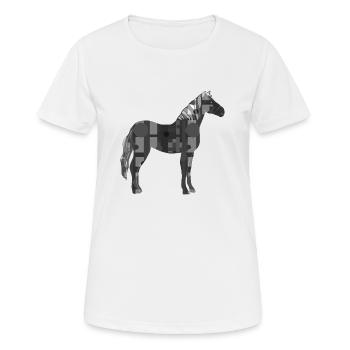 Bassin - T-shirt respirant Femme - blanc - Devant - AI Model Female 172 dark (172cm)