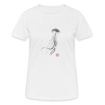 Medusa - Women's Breathable T-Shirt - white - Front - AI Model Female 172 dark (172cm)