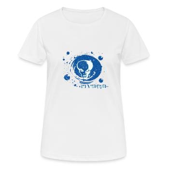UFO Lovers - Women's Breathable T-Shirt - white - Front - AI Model Female 172 dark (172cm)